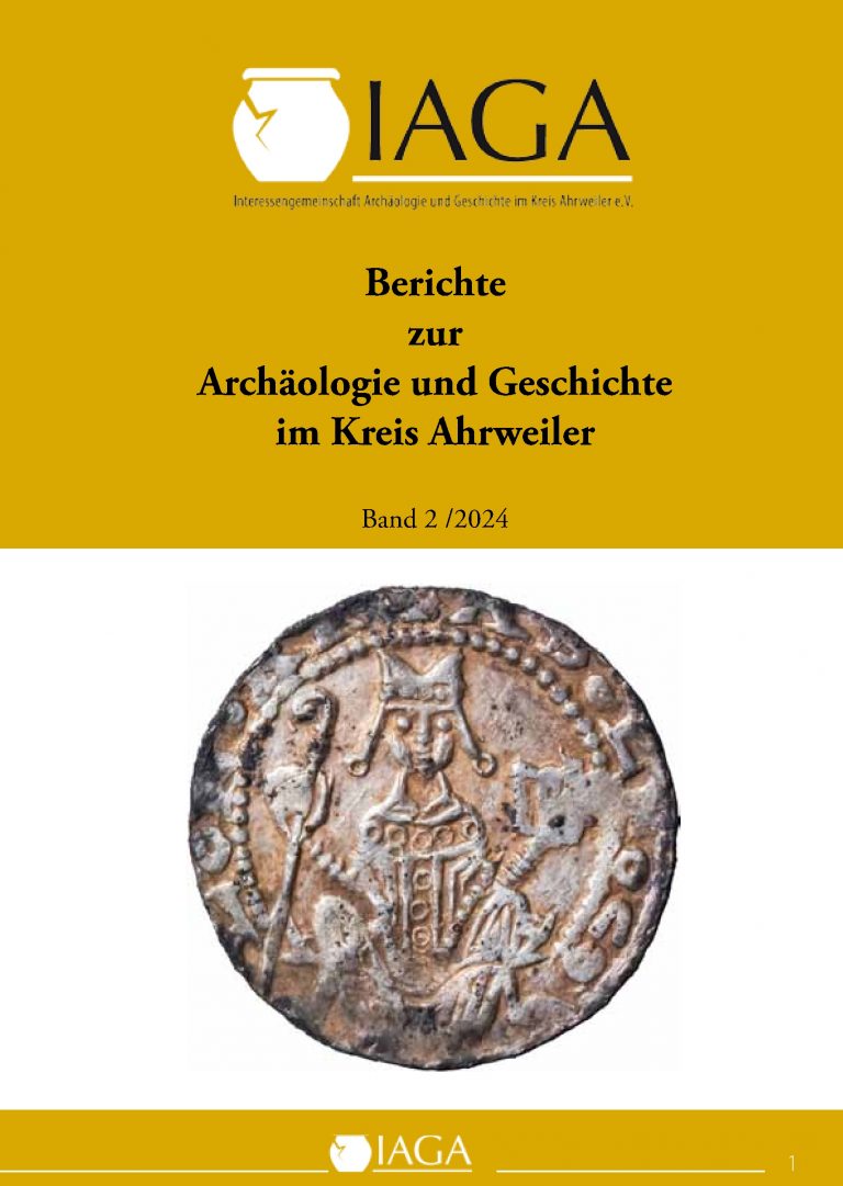 Abbildung 1 IAGA Jahresschrift Titelseite Aktuelles